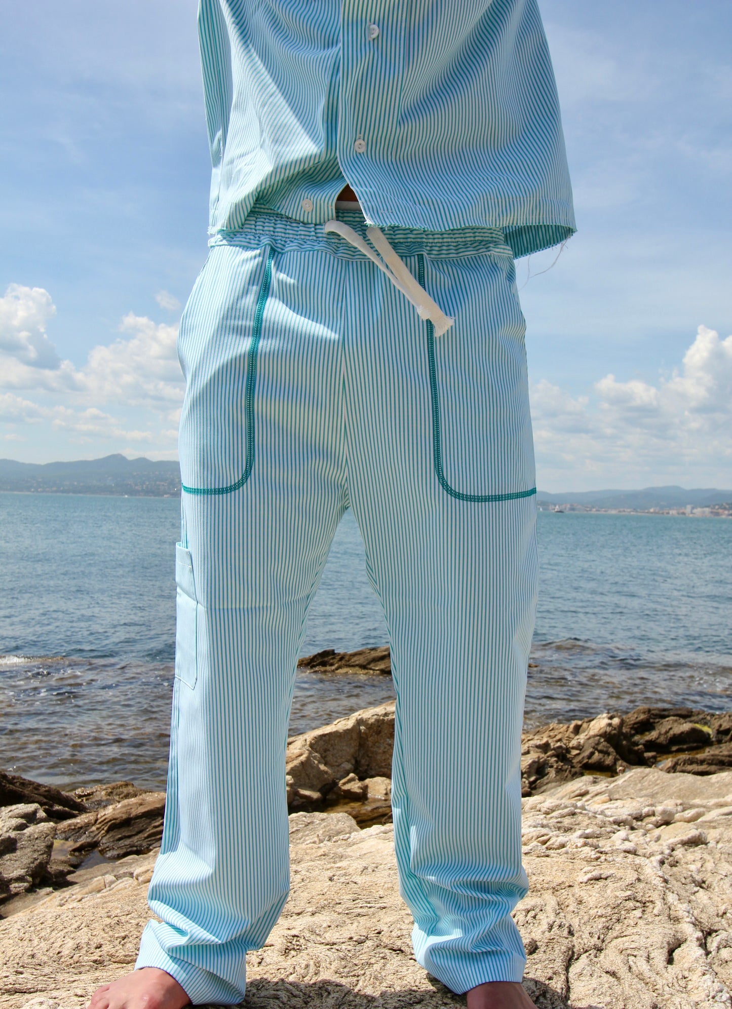 PANTALON TURQUOISE