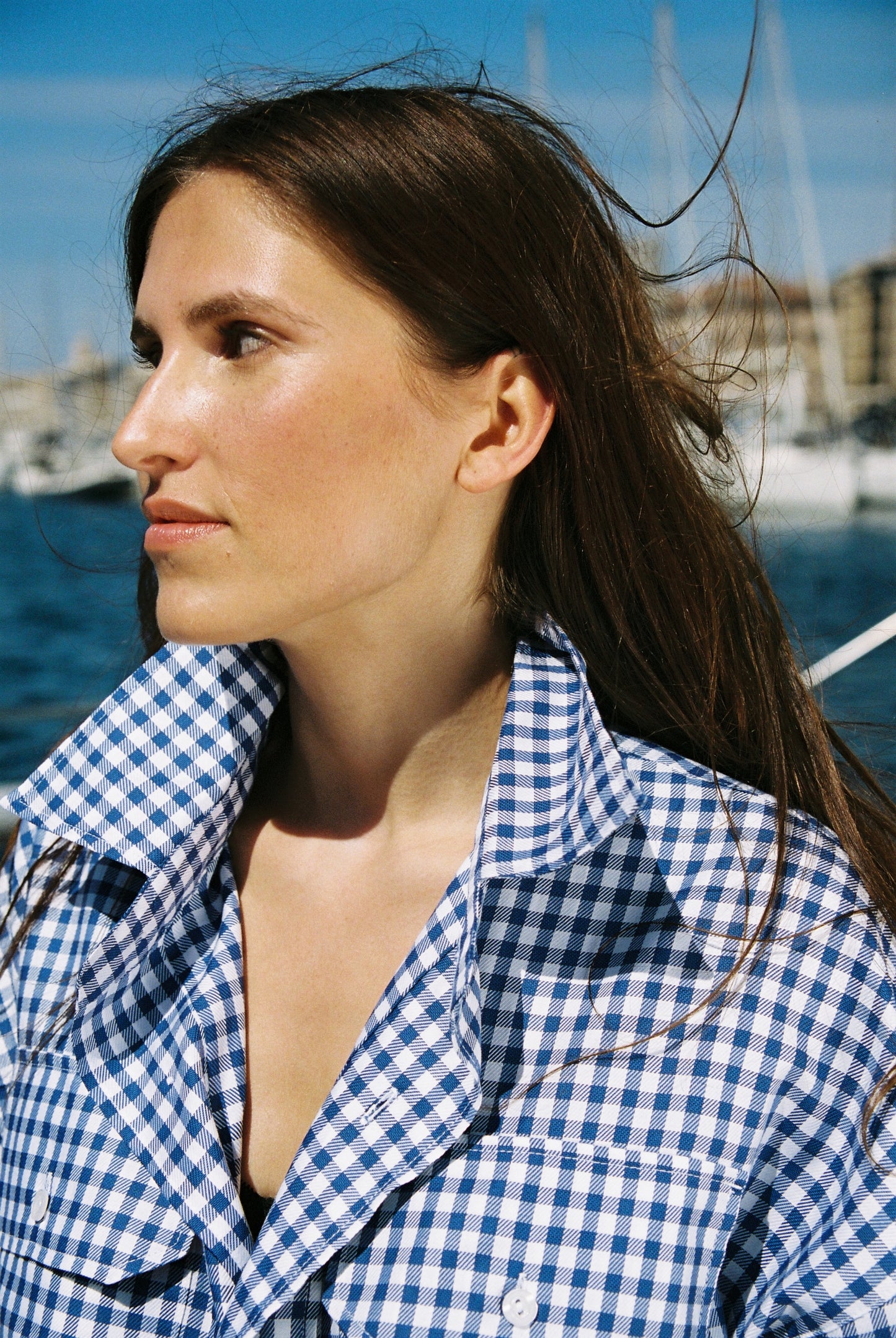 CHEMISE VICHY BLEU
