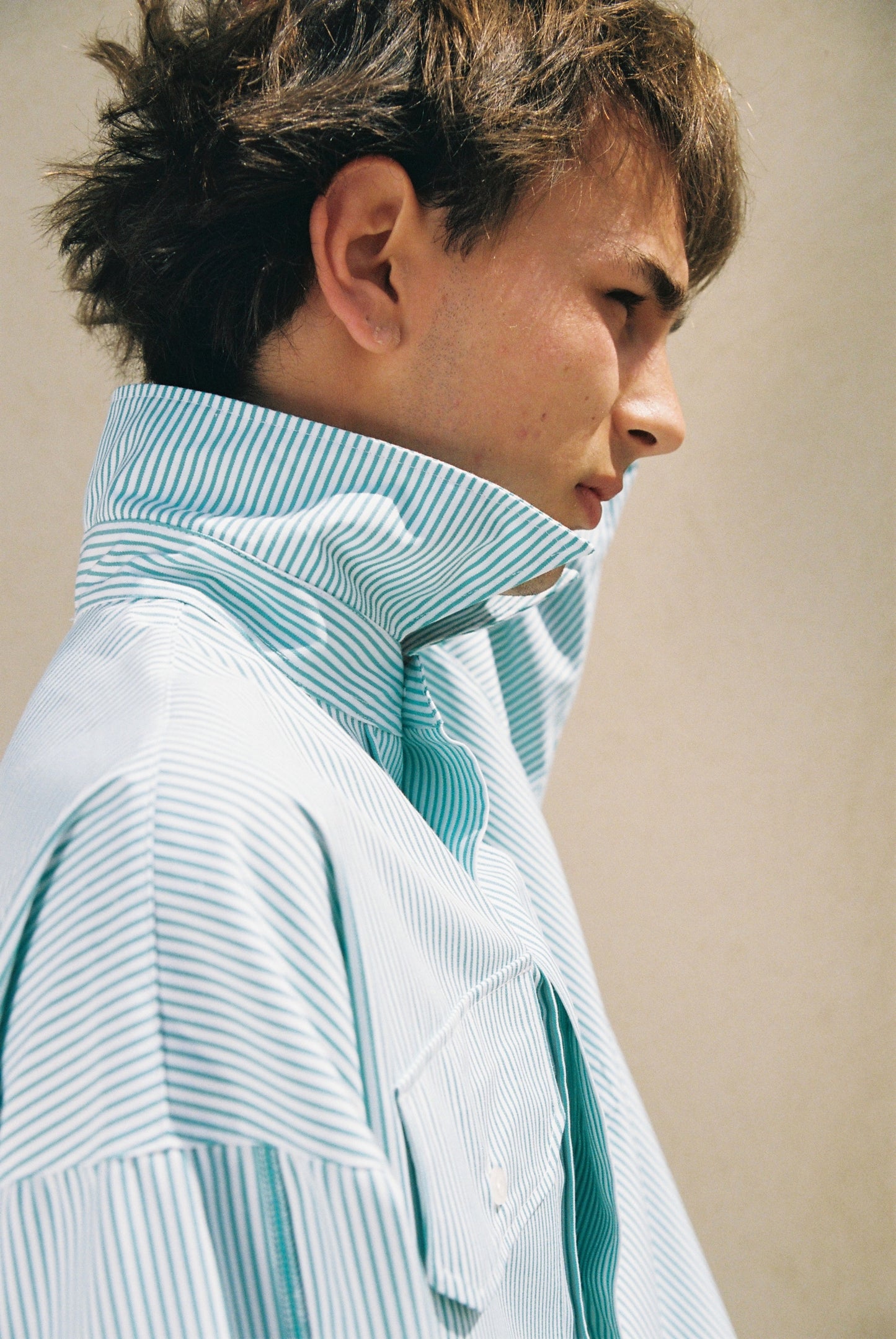 CHEMISE TURQUOISE