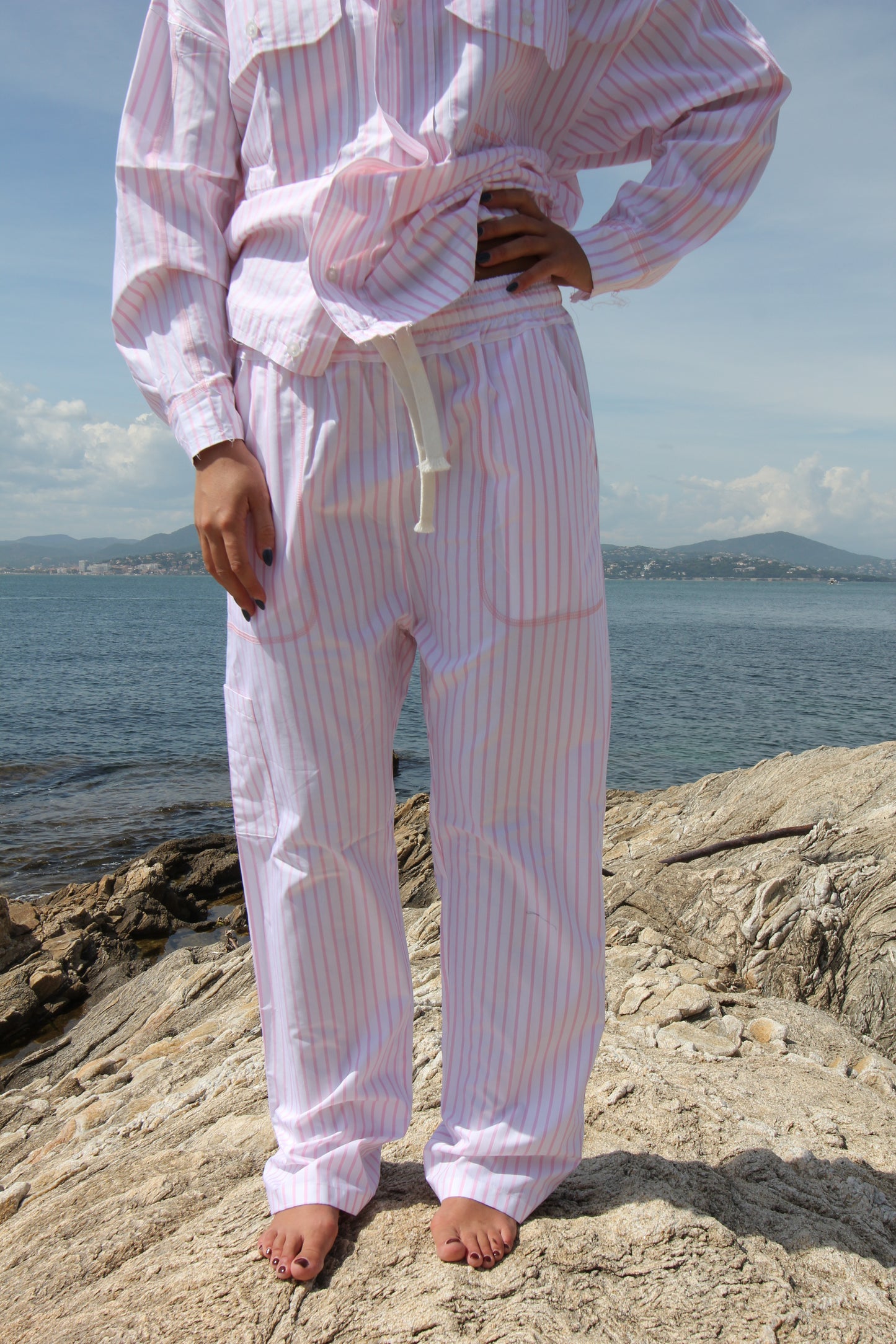 PANTALON ROSE BONBON