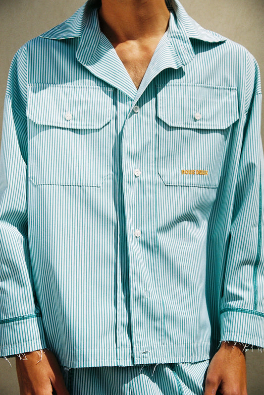 CHEMISE TURQUOISE