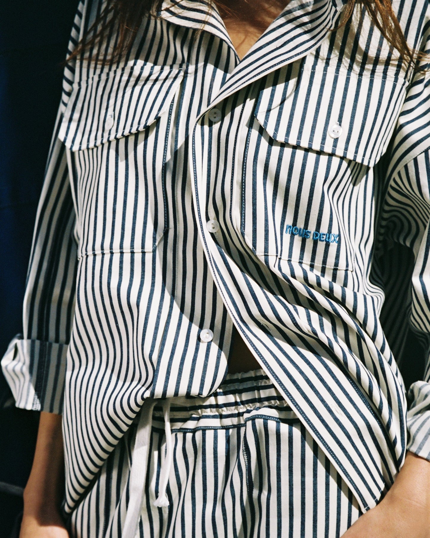 CHEMISE RAYURES MARINE